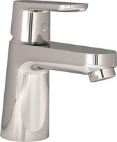 Venlo Nimbus Look wastafelkraan met vaste uitloop met ketting 5 L/min chroom