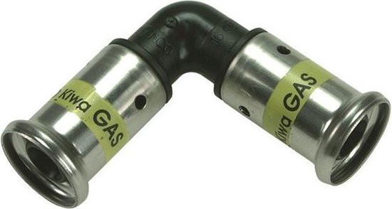 Henco GAS 1PKG knie - 16 x 16 mm pers