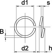 Rondelle élastique M10 inox A4 - 100 pcs