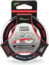 Fluorocarbon Shock Leader - 0.373mm - 50m - 7.7kg/17lb - Guide Fluorocarbone pour la pêche en eau salée, carnassiers et carpes