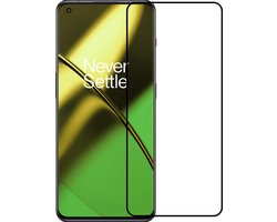 Screenprotector Geschikt voor OnePlus 11 - Full Cover - Beschermglas - Gehard Glas - Tempered Glass - Screen Protector