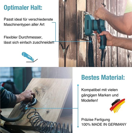 Plemont® Adapter [Set 2] voor Werkplaats Stofzuigers. Universele Slang Adapter voor Vermindering. Voor diverse machines. Verlager van Merkloos	 — afbeelding 2