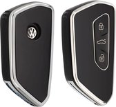Volkswagen, Seat, Skoda, Cupra Housse de clé de voiture Housse de clé en TPU durable - Étui pour clé de voiture - Noir - G3