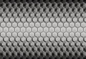 Fotobehang - Vlies Behang - Hexagons - 3D - 368 x 254 cm