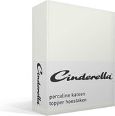 Cinderella Weekend - Topper Hoeslaken (tot 15 cm) - Katoen - 200x200 cm - Ivoor