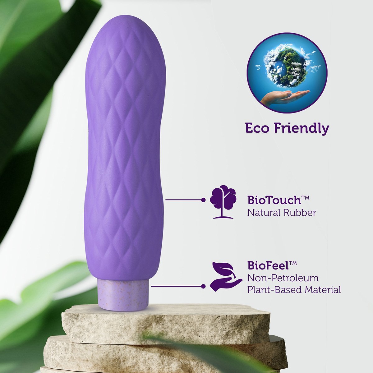 Goedkoopste Gaia Eco Bliss Vibrator - Lila