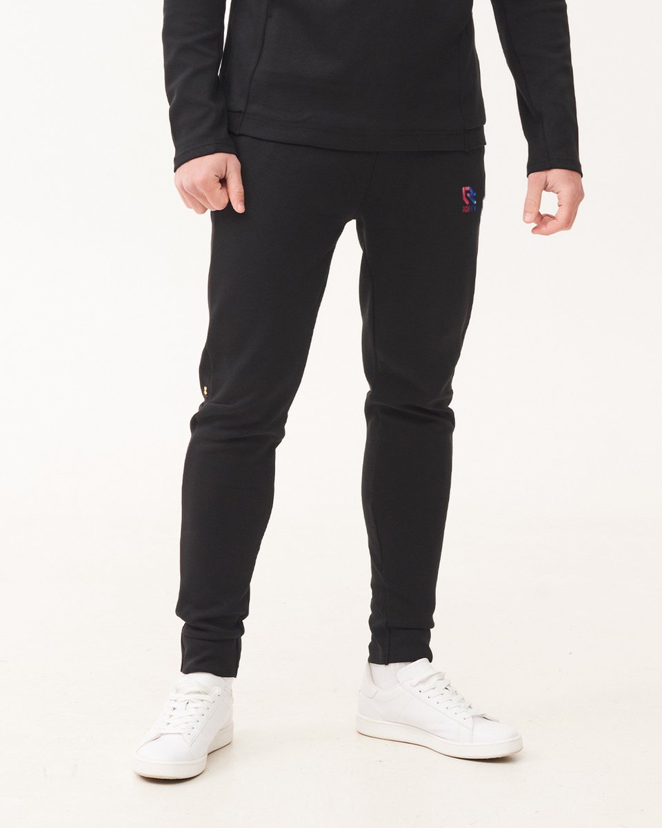 Robey Off Pitch Cotton Trainingsbroek Kinderen - Zwart | Maat: 128