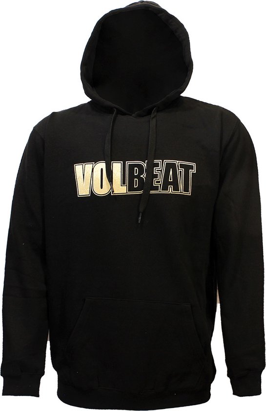 Volbeat Bleeding Crown Skull Backprint Hoodie Sweater Trui Zwart - Officiële Merchandise - POPMERCH