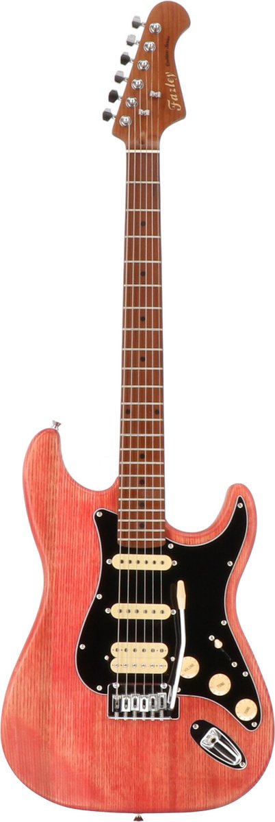 Fazley Outlaw Series Sheriff Plus HSS Red elektrische gitaar met gigbag