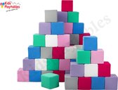Zachte Soft Play Foam Blokken set 45 stuks multicolor | grote speelblokken | baby speelgoed | foamblokken | reuze bouwblokken | Soft play speelgoed | schuimblokken