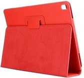 Lunso - Geschikt voor iPad Pro 10.5 inch / Air (2019) 10.5 inch - Stand flip sleepcover hoes - Rood
