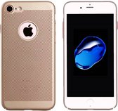 Hoes Mesh Holes voor Apple iPhone 6 Plus/6S Plus Goud