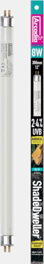 Arcadia Shadedweller 2,4% Uvb T5 Lamp 8 Watt Arboreal