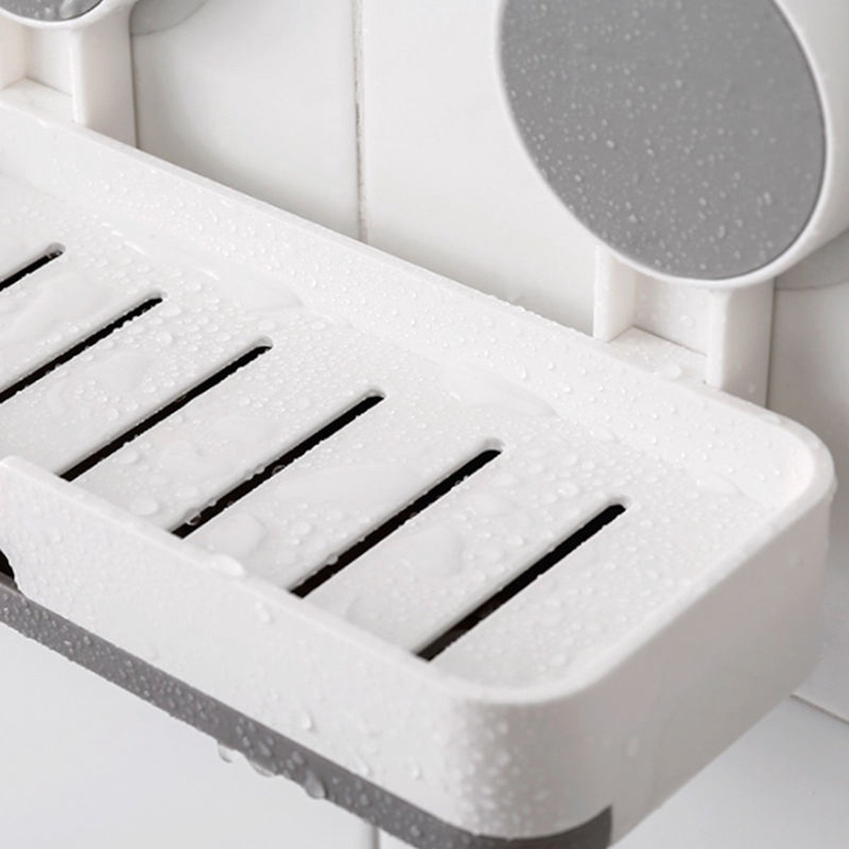 Lot De 2 Porte-Savon Auto-Adhésifs Muraux En Acier Inoxydable - Argenté, Salle De Bain & Cuisine
