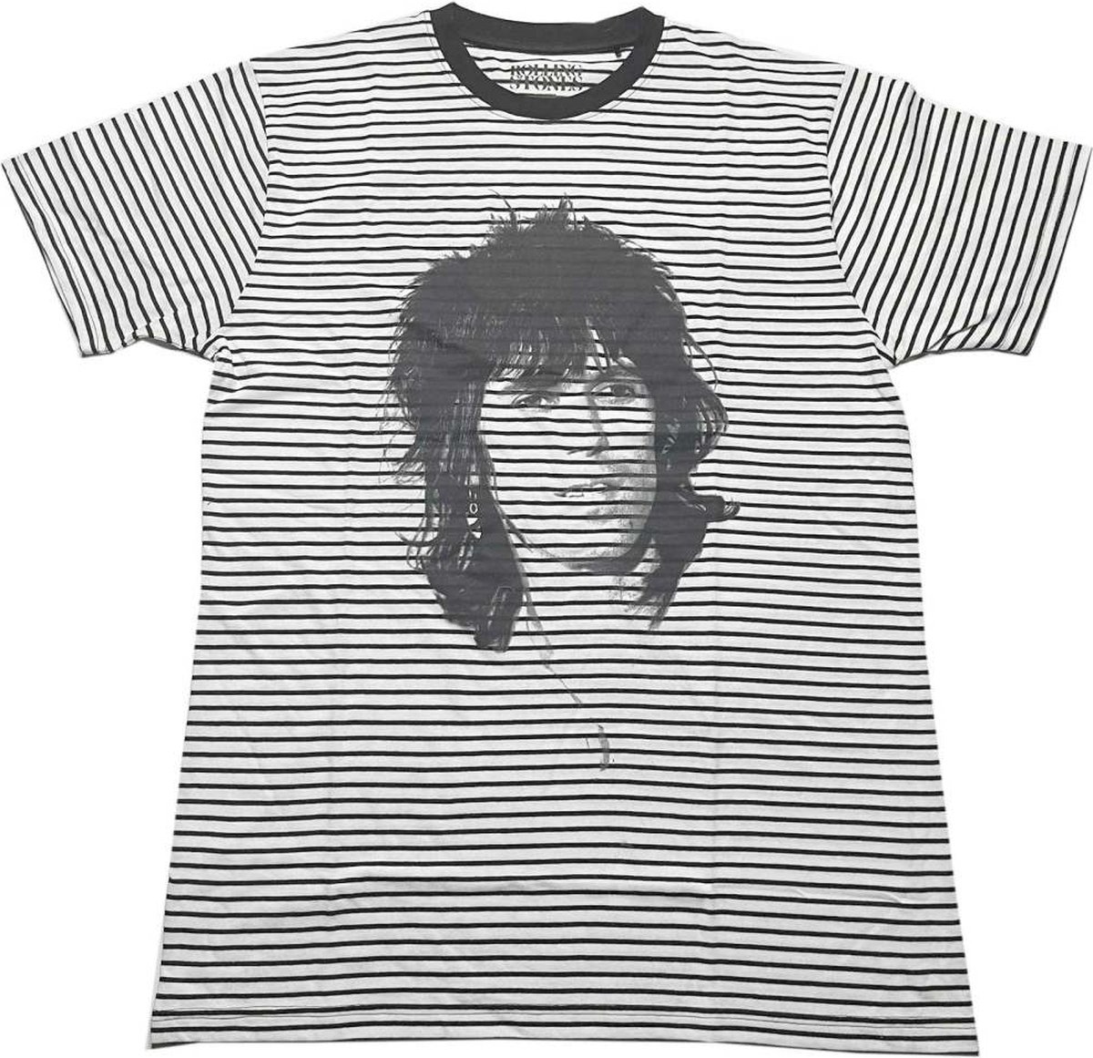 The Rolling Stones - Keith Heren T-shirt - 2XL - Zwart/Wit