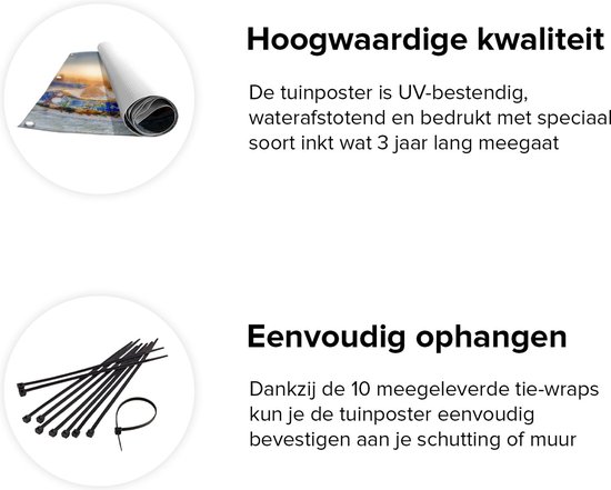 Affiche de jardin du Gards Parc Gell à Barcelona - 150x100 cm - Toile de jardin - Décoration de jardin - Décoration murale extérieure - Peinture de jardin