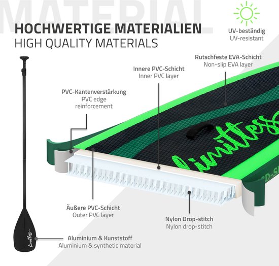 Stand up opblaasbare peddel kinderen Safe Waterman Aero - 9'2