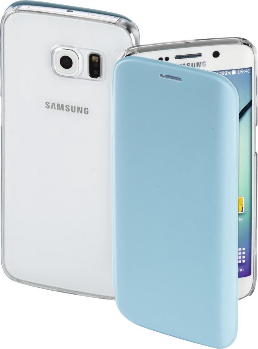 Hama Booklet Clear Voor Samsung Galaxy S6 Edge Lichtblauw