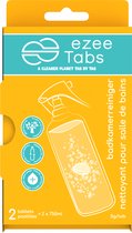 EzeeTabs Badkamerreiniger - 2-Pack - Cleaning Tabs - 2x 750ml - Ecologisch - 100% Vegan - Biologisch afbreekbaar - Refill