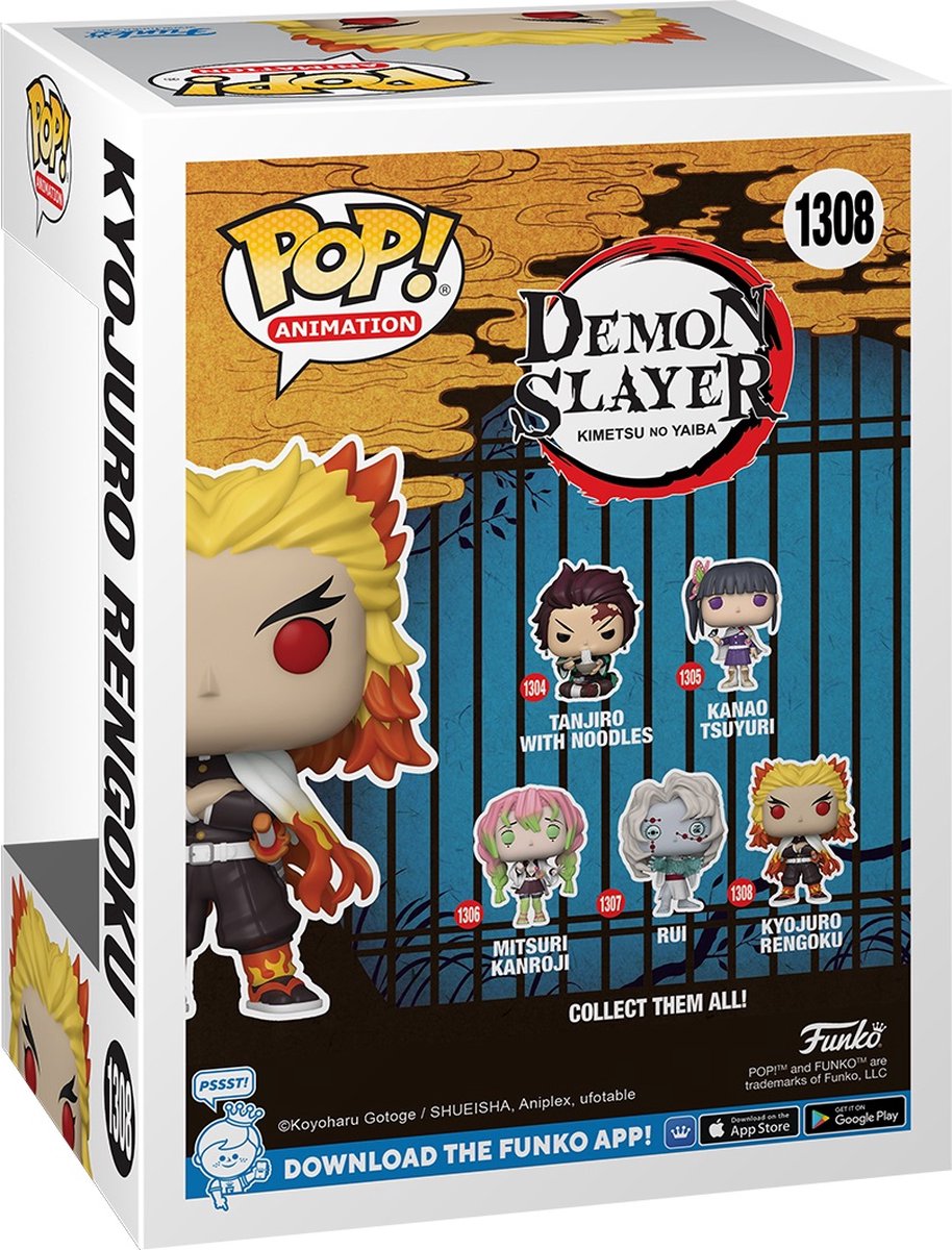 Funko Demon Slayer: Kimetsu No Yaiba - POP! Animation Rengoku 9 cm  Verzamelfiguur -... | bol