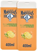 6x Le Petit Marseillais Douchegel BIO IJzerkruid & BIO Citroen 2x400 ml