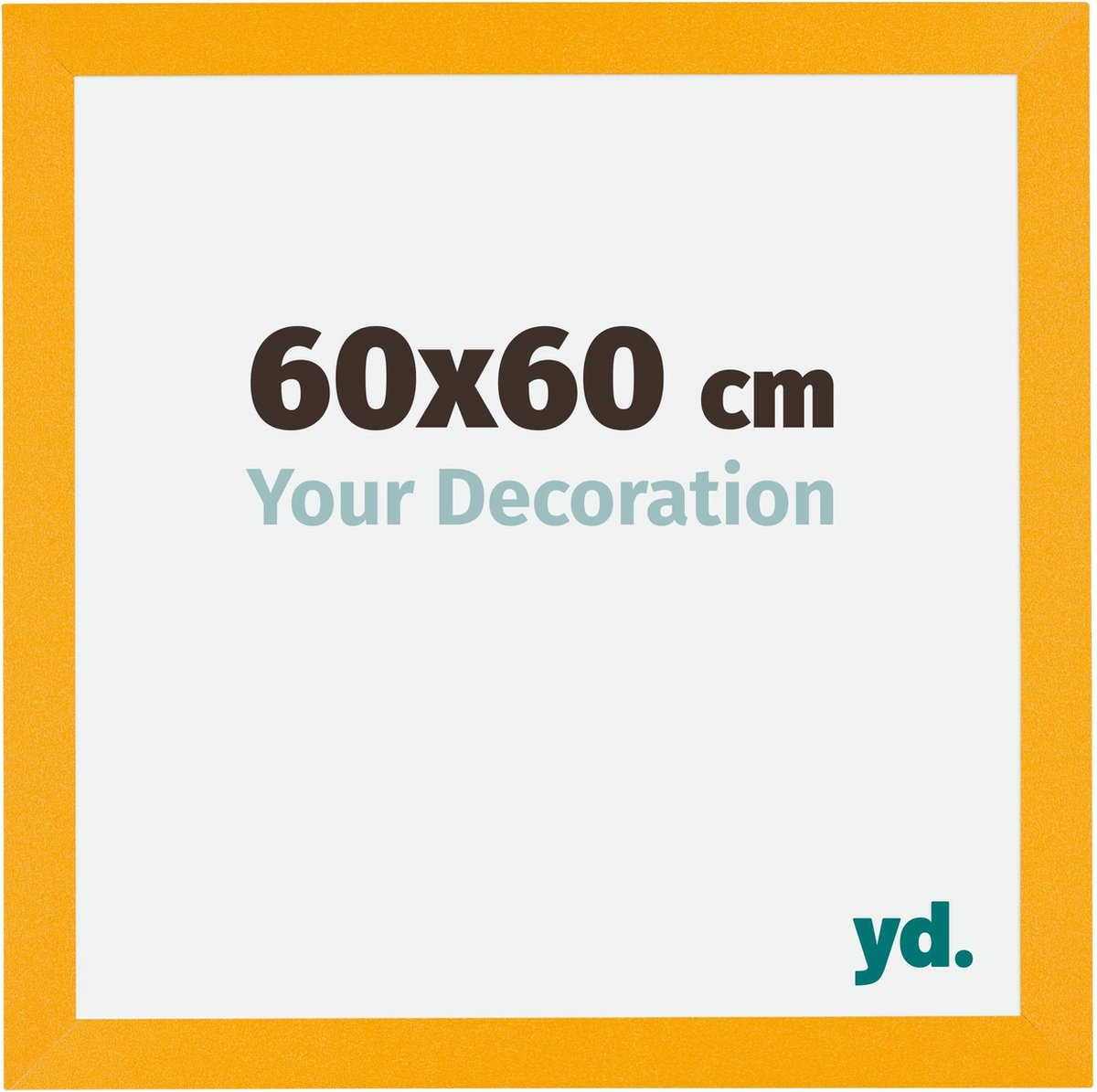 Your Decoration - Fotolijst 60x60 cm - MDF - Geel - Mura