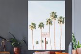 Stickers muraux - Film adhésif - Palmiers - Été - Nature - Ciel - 120 x 160 cm - Film adhésif - Stickers muraux chambre enfant - Papier peint autocollant XXL - Papier peint autocollant - Film adhésif