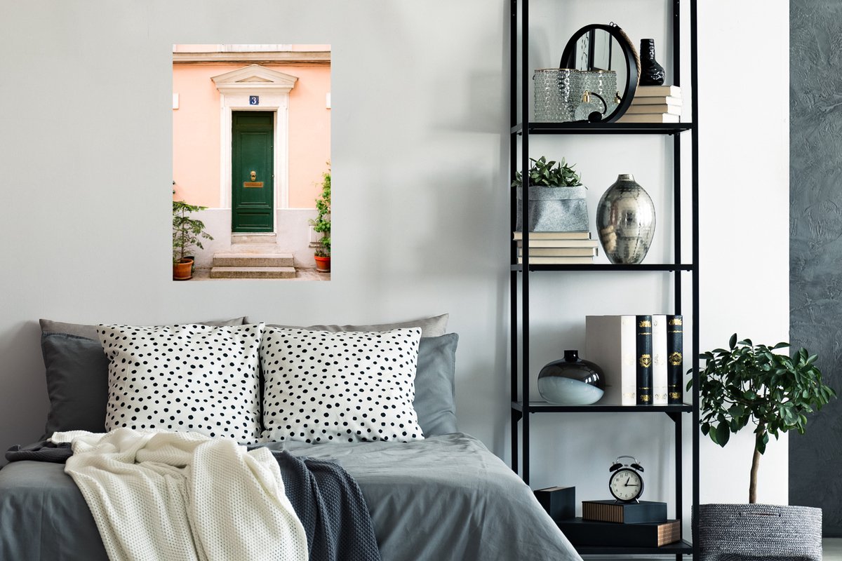 Parijs - Groen - Deur - Pastel - Architectuur