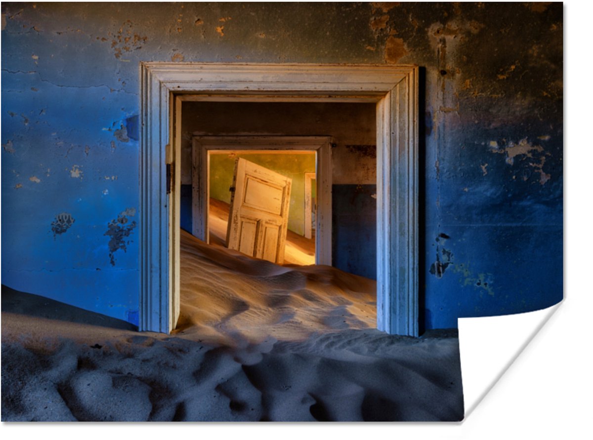 Zand - Blauw - Deur - Architectuur
