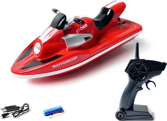 RC jetski RISE H137 boot - oplaadbaar - 2.4GHZ 50 meter bereik- 10km/h - 1:47