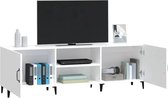 vidaXL - Tv-meubel - 150x30x50 - cm - bewerkt - hout - sonoma - eikenkleurig