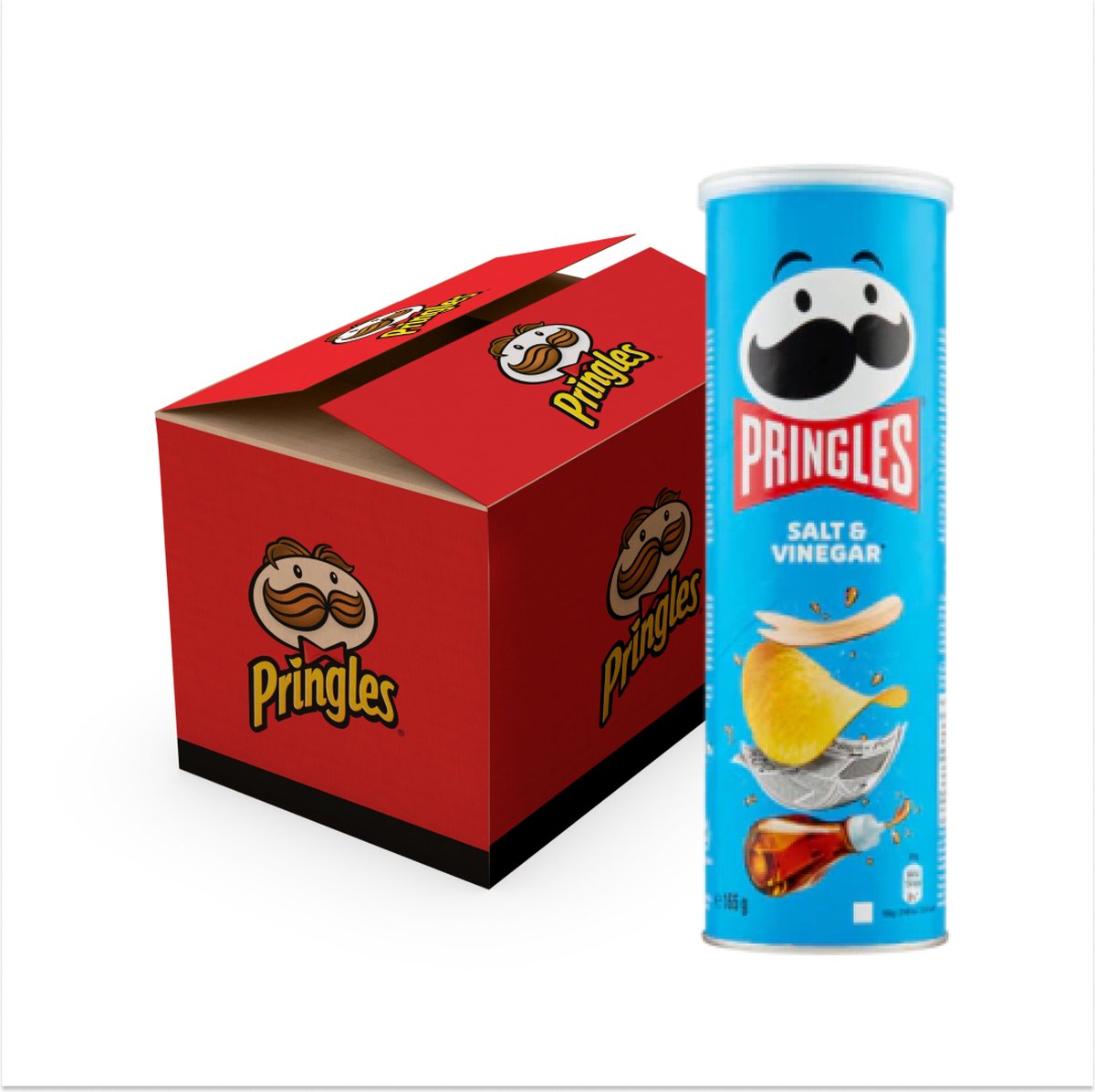 Pringles - Salt & Vinegar - 19x 165g
