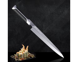 Yanagiba Professioneel 10 inch koksmes voor Vlees Vis Sashimi en Sushi ,High Carbon steel Deba Japanse Knife,