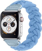 Bracelet Smartwatch en nylon - Convient pour Apple Watch Bracelet tressé torsadé - bleu clair - Bracelet / Bracelet / Bracelet Strap-it - Taille: 42 - 44 - 45 - 49mm