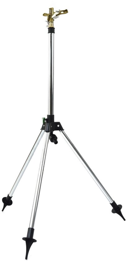 Arroseur de pelouse Geko - Arroseur circulaire - Pulsé - Ø24m - 360° - Réglable en hauteur