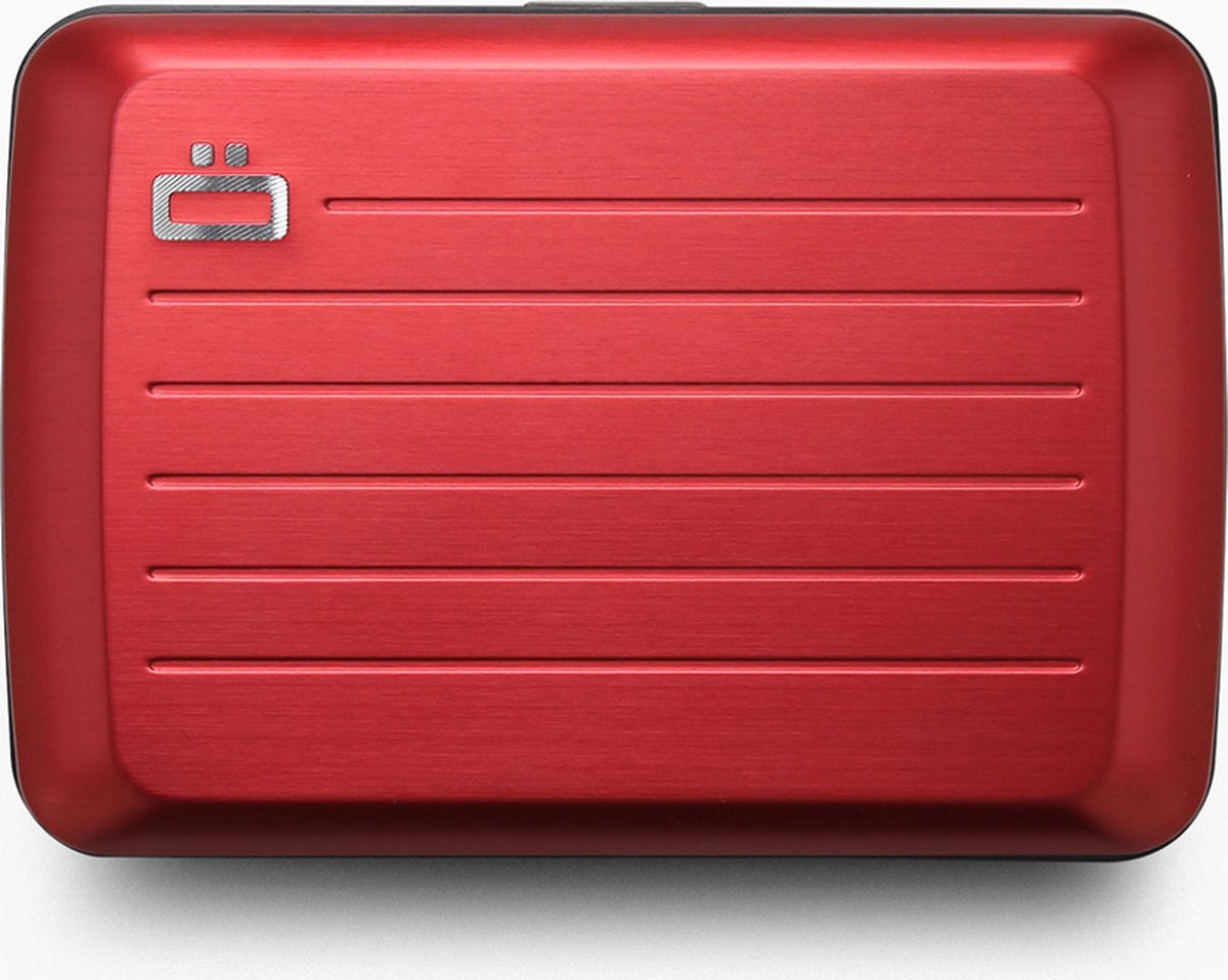 Ogon Designs Stockholm V2.0 Aluminium Creditcardhouder - Rood