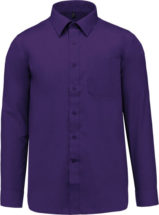 Chemise homme 'Jofrey' manches longues Kariban Violet taille M