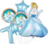 Assepoester ballon set - 92x67cm - Folie Ballon - Prinses - Themafeest - 7 jaar - Verjaardag - Ballonnen - Versiering - Helium ballon
