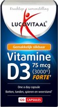 Lucovitaal Vitamine D3 D3 75mcg (3000IE) Forte 120 capsules
