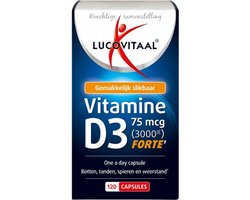 Lucovitaal Vitamine D3 D3 75mcg (3000IE) Forte 120 capsules