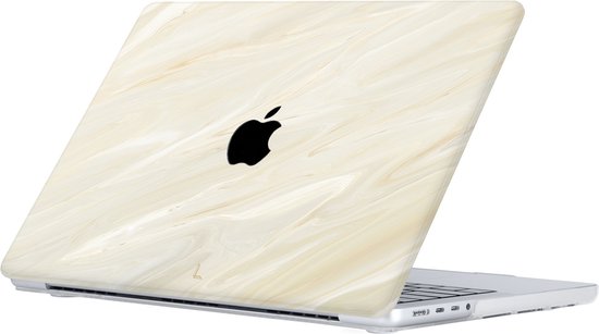 Lunso - MacBook Pro 14 pouces M1/M2 (2021-2023) - Housse de protection - Creamy Vibes