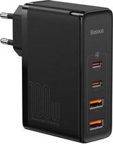 Chargeur de voyage Quick Baseus GaN2 Pro 2x USB + 2x USB-C, 100W, UE ( Zwart)