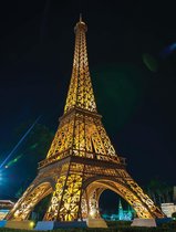 Fotobehang  Paris Eiffel Tower | XXL - 206cm x 275cm | 130g/m2 Vlies