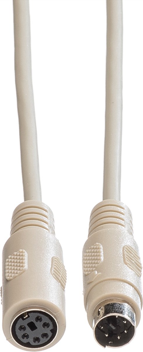 ROLINE PS/2 toetsenbord/muis kabel M/F, 1,8 m