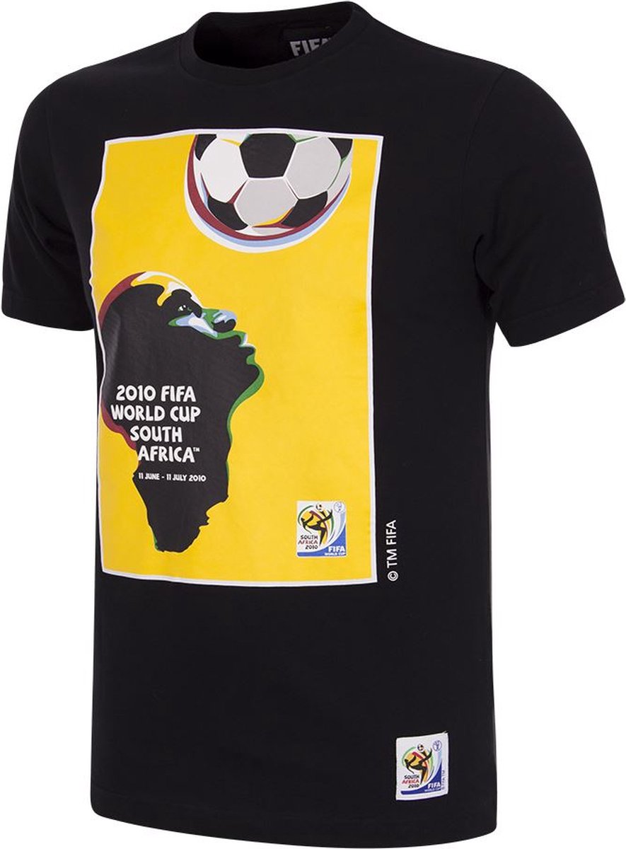 South Africa 2010 World Cup Poster T-Shirt Black XS