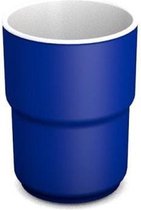 Beker Melamine Campus in melamine 270 ml - blauw buiten - wit binnen