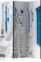 Vouwscherm - Grieks droomeiland, Griekenland 135x172cm, gemonteerd geleverd (kamerscherm) dubbelzijdig geprint