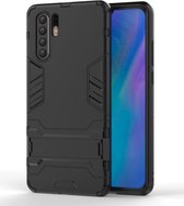 Huawei P30 Pro Hybride Kickstand Hoesje Zwart