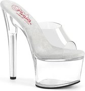 Pleaser - PASSION-701 Muiltjes - US 6 - 36 Shoes - Transparant