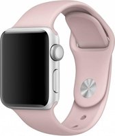 Sport band - pink sand - Geschikt voor Apple Watch  - 42mm en 44mm - ML - iwatch - Horlogeband Armband Polsband